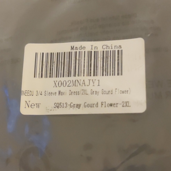 Wneedu Plus Size Maxi Dress - Picture 10 of 10